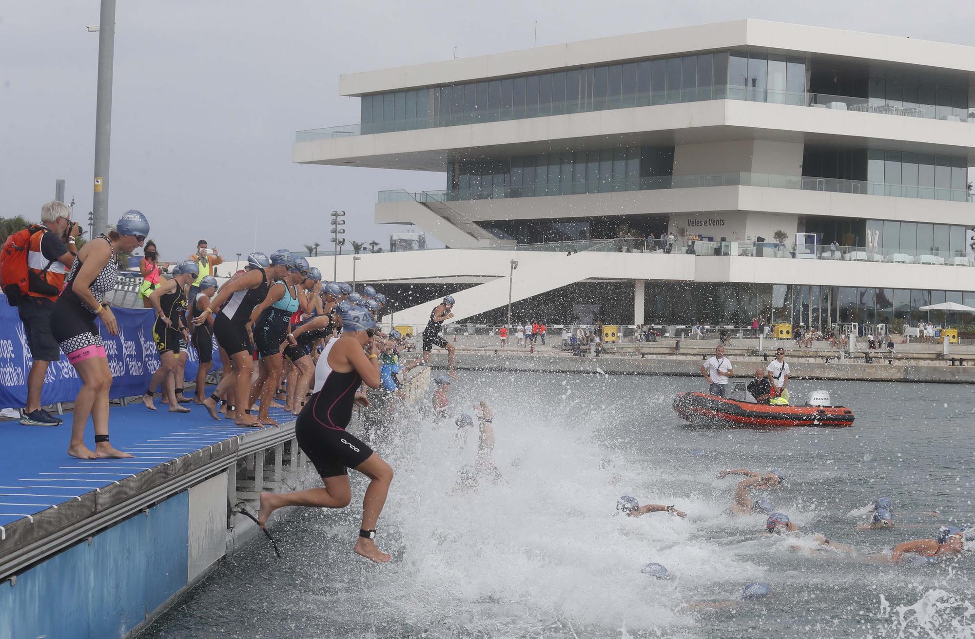 Europe Triathlon Championships Valencia 2021.  Supersprint Open masculino y femenino