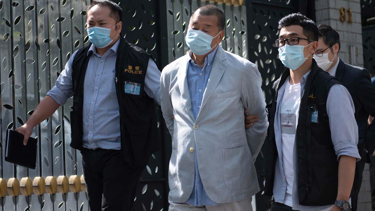 Detenido en Hong Kong el magnate de los medios Jimmy Lai por "conspiración"