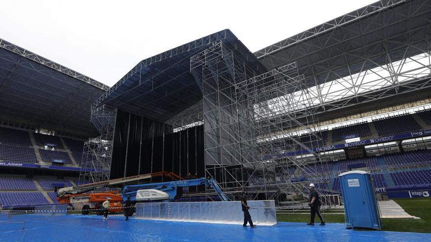 El Tartiere, listo para el esperado concierto de Marc Anthony