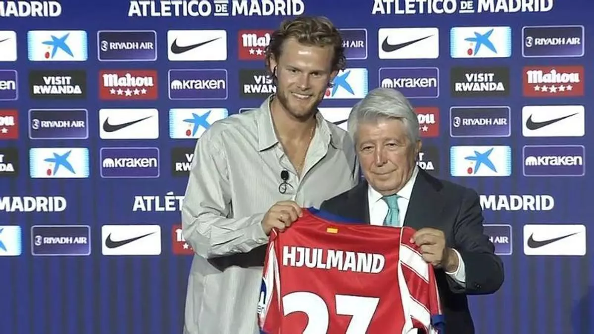 Hjulmand ya es colchonero: "Simeone ya me ha mostrado qué significa ser jugador del Atleti”