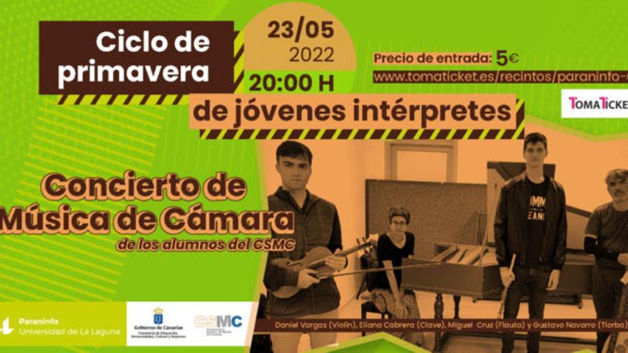 Concierto de Música de Cámara. Ciclo de Primavera de Jóvenes Intérpretes