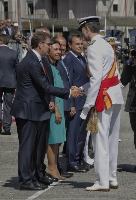 Felipe VI preside en la Escuela Naval Militar los actos del Día del Carmen. Julio Santos