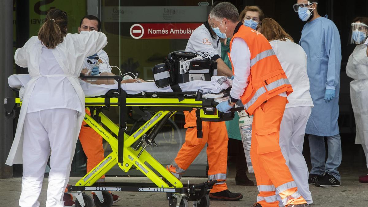 Urgencias del Hospital La Fe, en València.