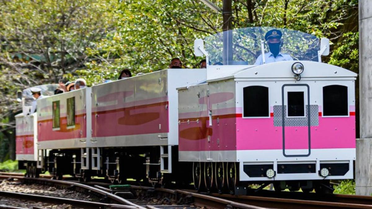 Tren japonés que funciona con caldo de sopa