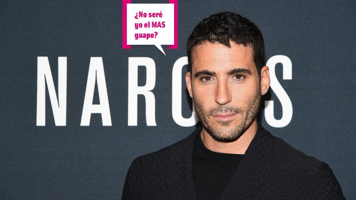 Miguel Ángel Silvestre en el estreno de 'Narcos'