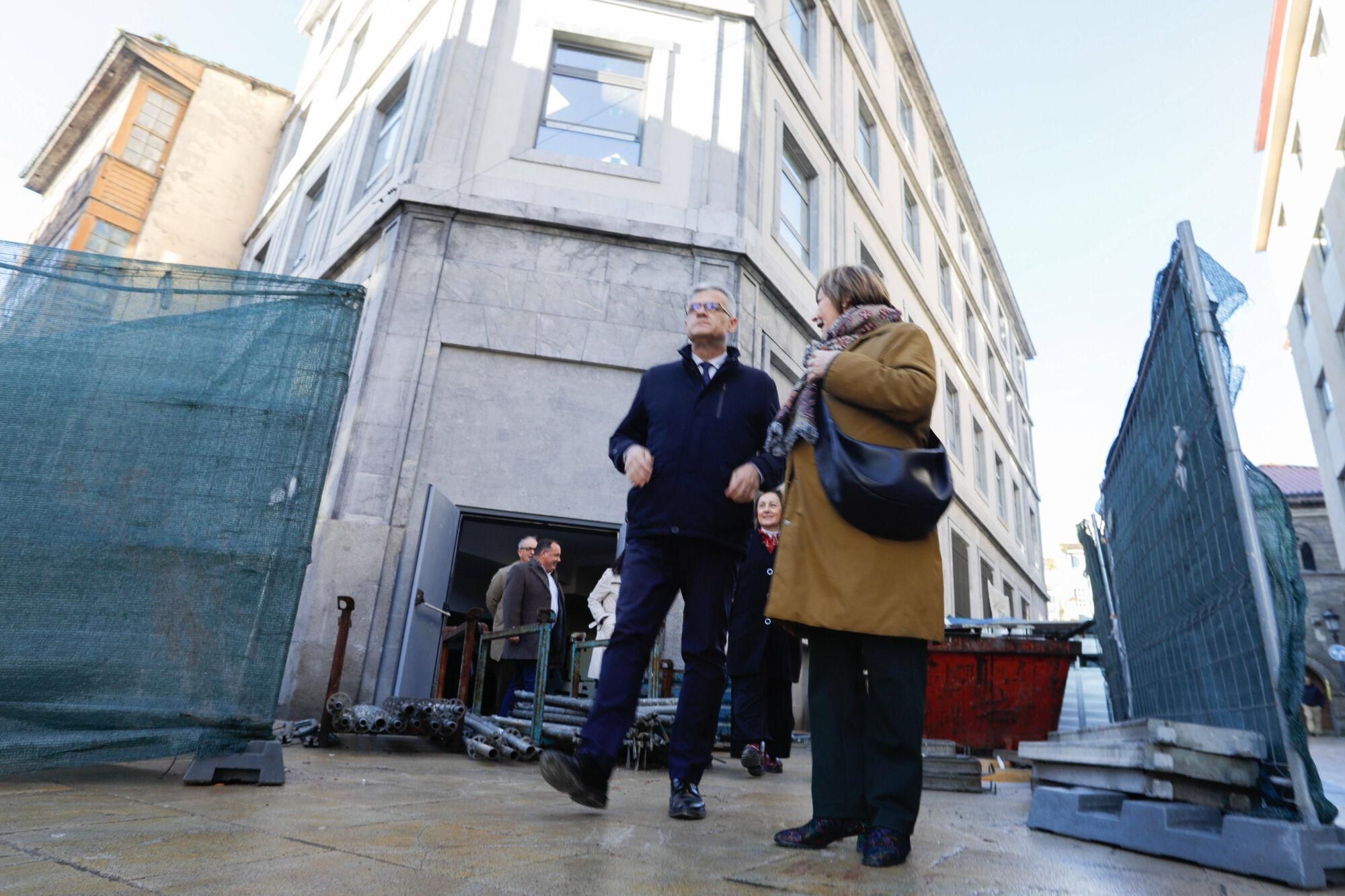 En imágenes: Así avanzan por dentro las obras en la nueva sede del Conservatorio de Avilés