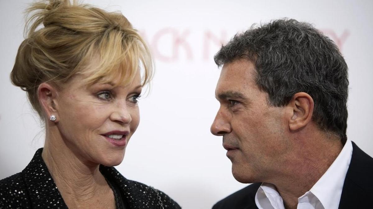 Melanie Griffith y Antonio Banderas, en Nueva York en el 2013, cuando aún eran marido y mujer.