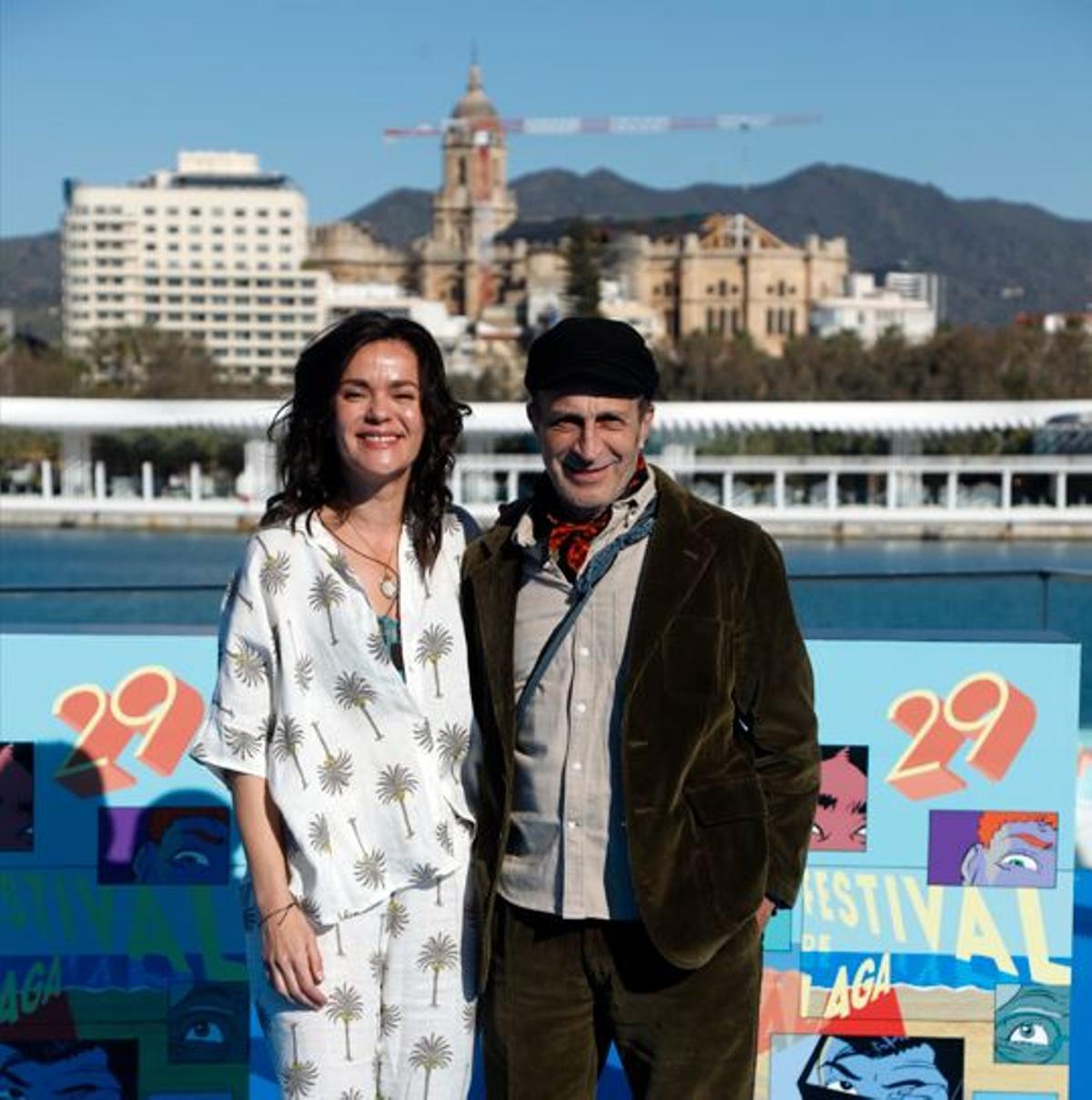 Giménez Cacho, con la protagonista de 'Juana', Diana Sedano