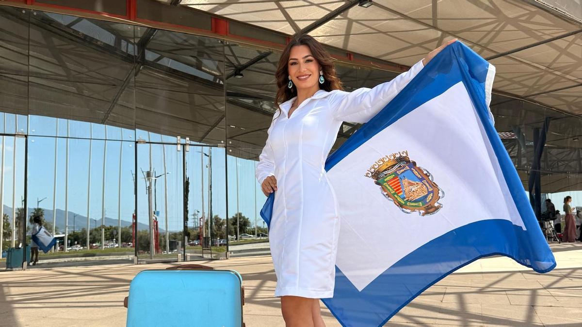 Angélica Fernández, rumbo a Miss Mundo España.