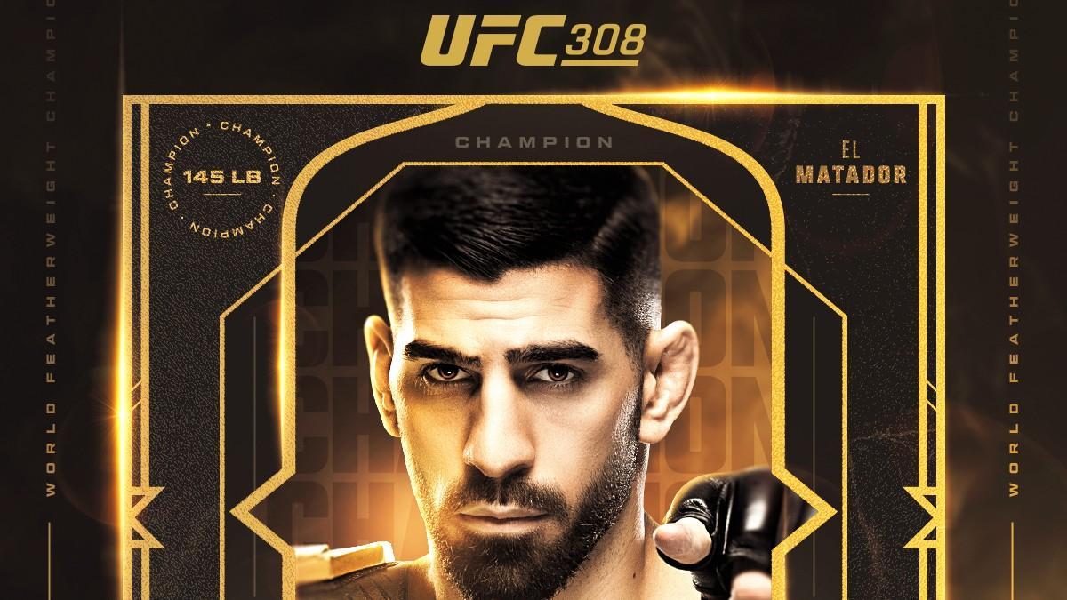 Ilia Topuria, campeón en el UFC 308