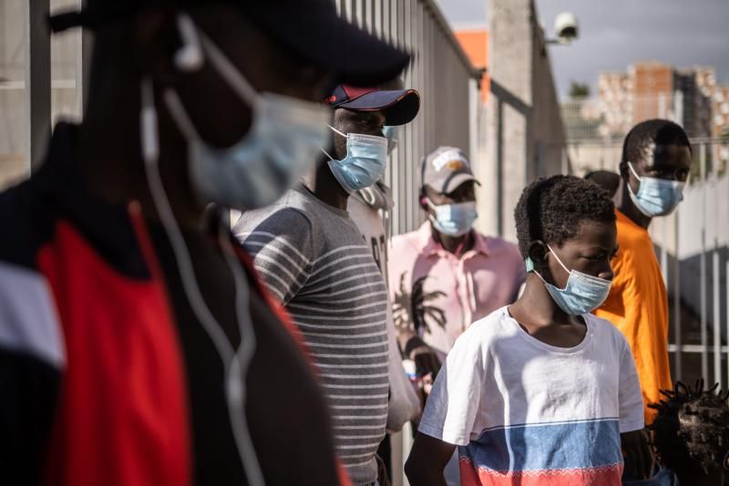 Concentración de inmigrantes en Santa Cruz de Tenerife