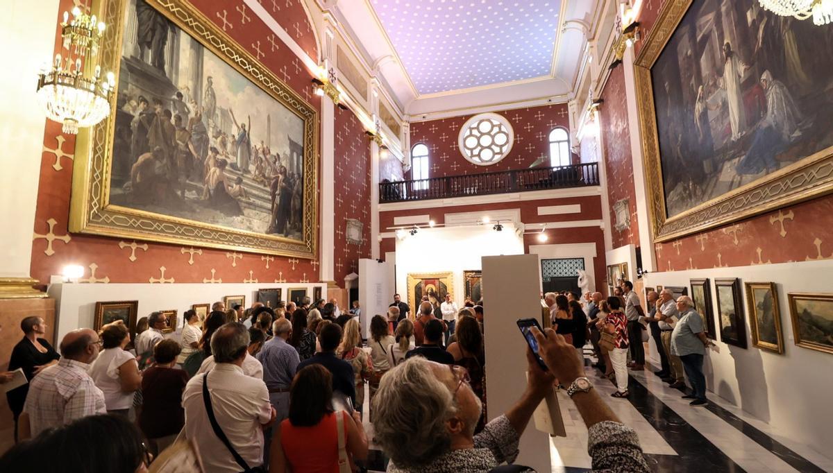 Exposición en la sala La Capella, ubicada entre los espacios que ocuparán la pinacoteca y el museo de Camilo Sesto, y que mantendrá su uso.