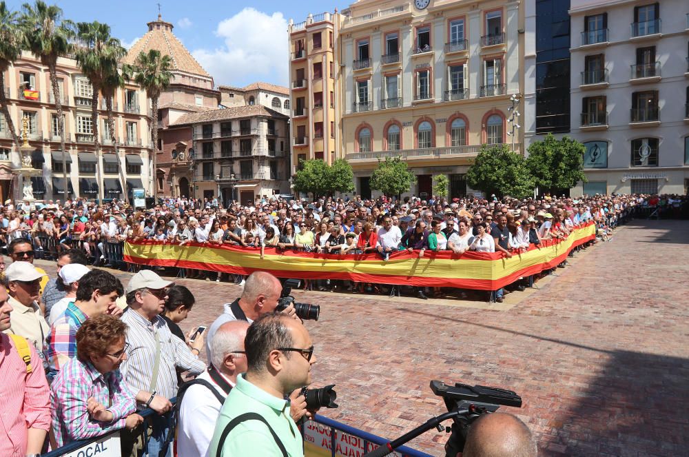 Desfile de la Legión en Málaga por el Día de las Fuerzas Armadas