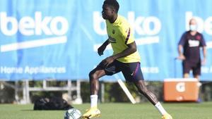 Wague solo se ha podido entrenar esta temporada con el Barça, sin llegar a jugar