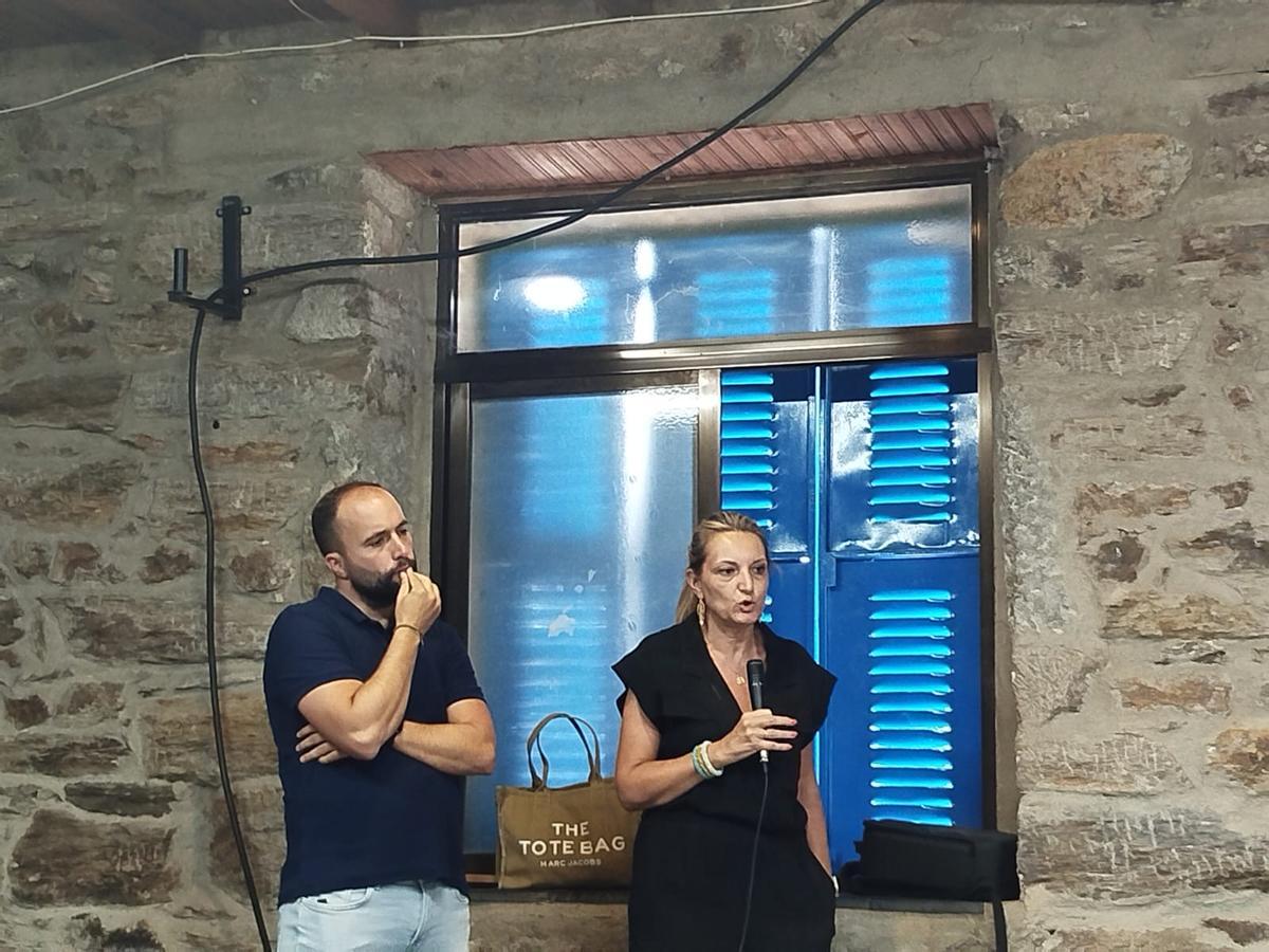 Los técnicos en la presentación de Forgarero en Vigo de Sanabria
