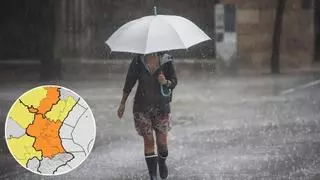 Última hora del aviso naranja en Valencia: Aemet avisa de fuertes lluvias, tormentas y granizo