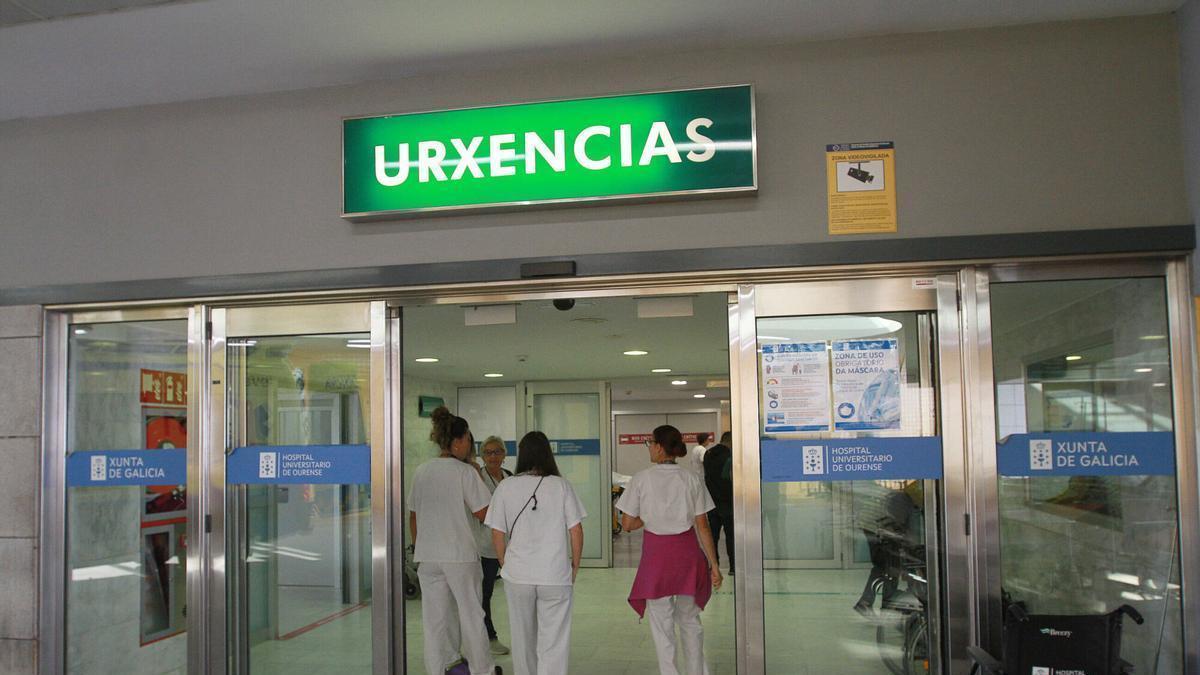 Urgencias del Complexo Hospitalario de Ourense.