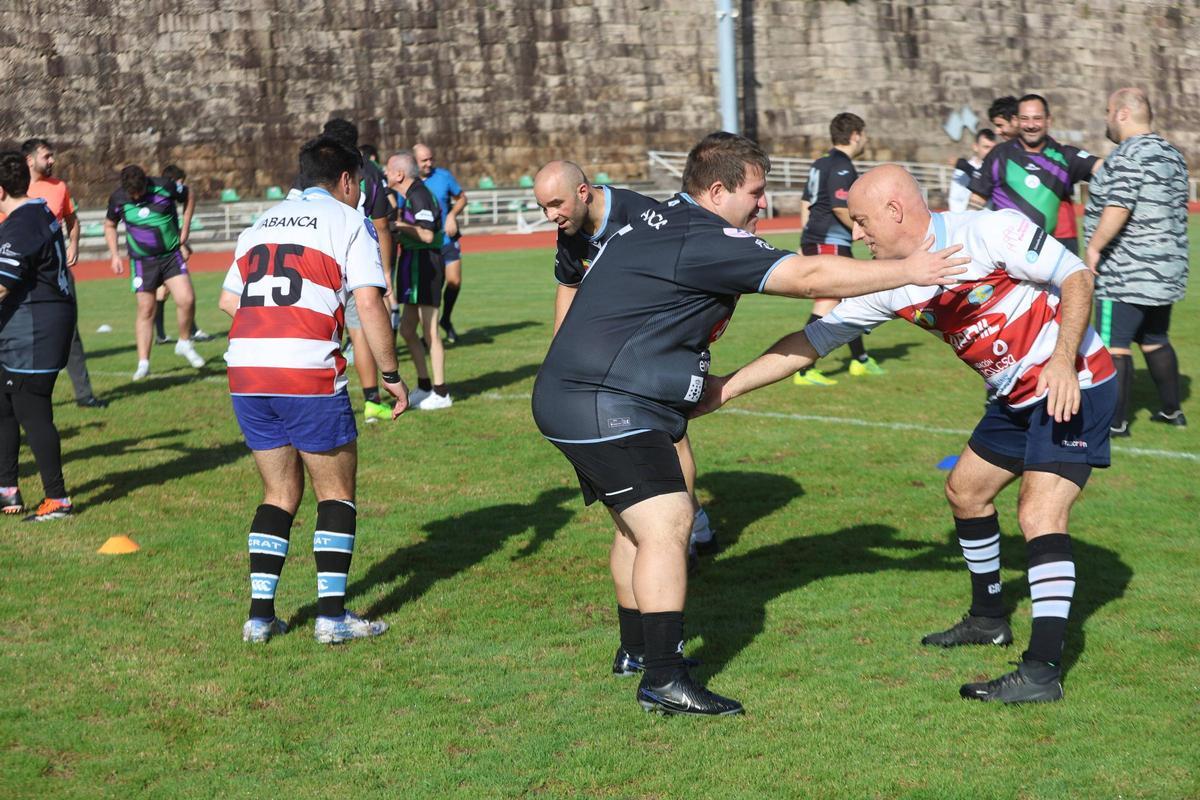 La diversión fue tónica general durante la sesión.