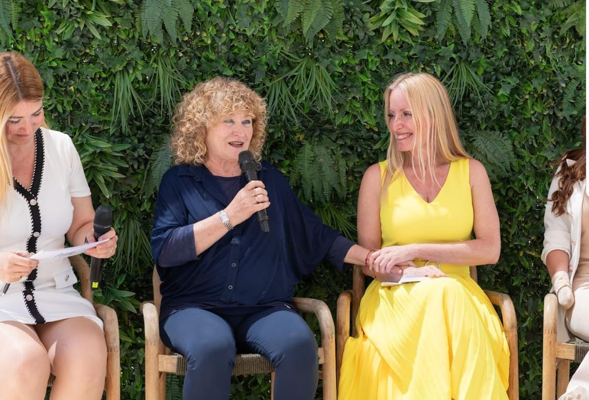 Gladys y Emma Torres, en la presentación del desfile de Ibiza Inclusión