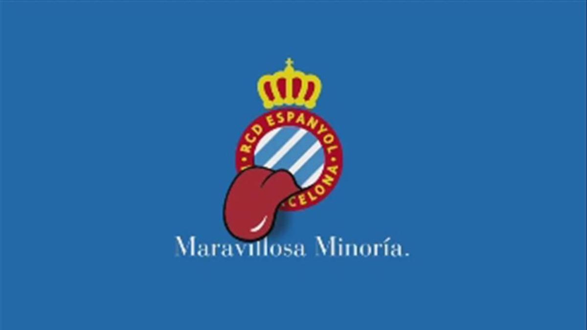 Una de las diversas imágenes que ha utilizado el Espanyol con la 'Maravillosa minoría'