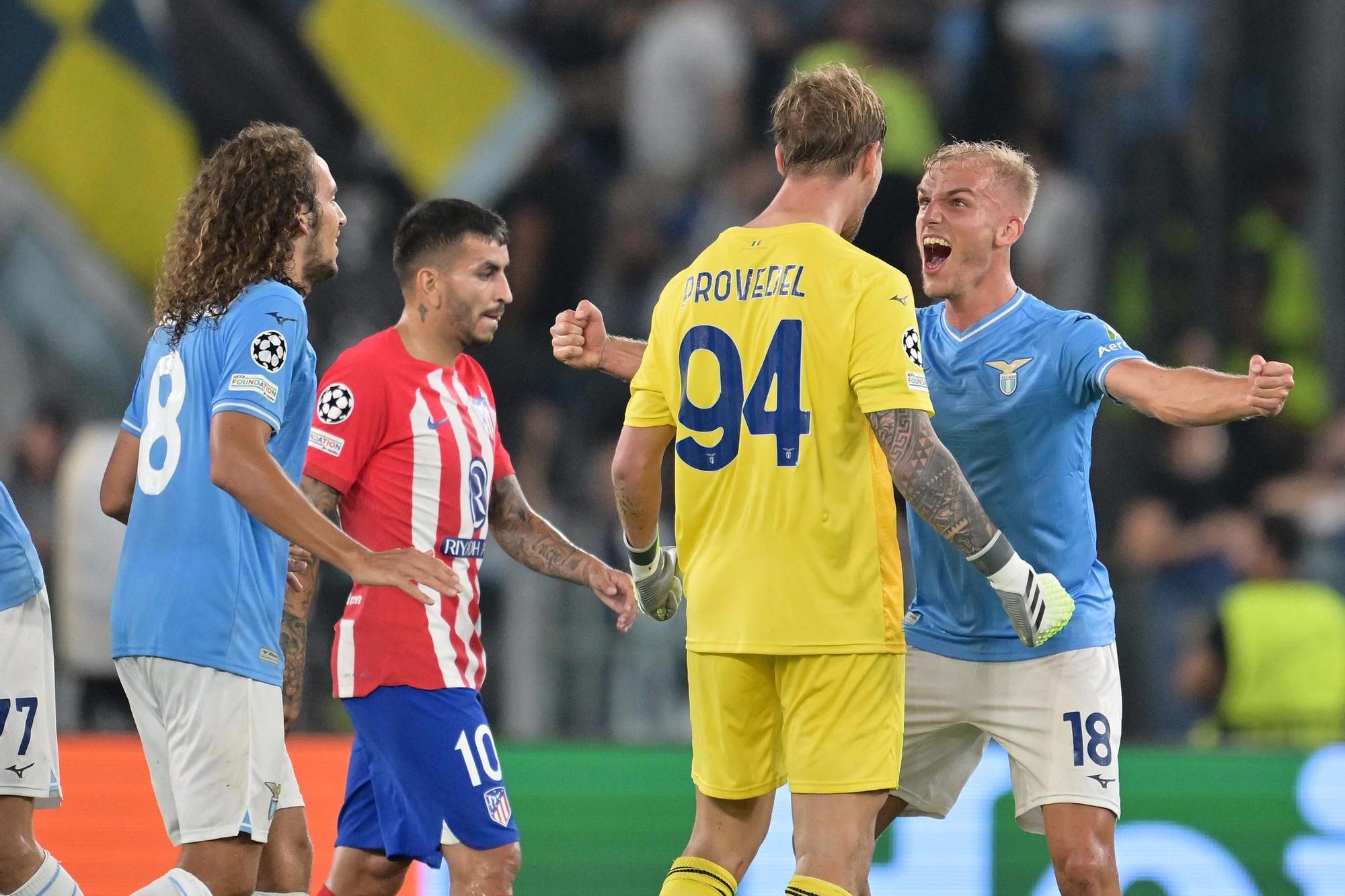 Champions League | Lazio - Atlético de Madrid, en imágenes