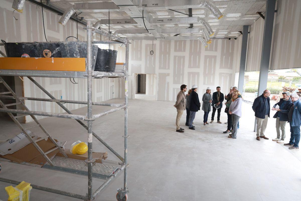 Visita a las obras del nuevo local social de La Aparecida en Cartagena