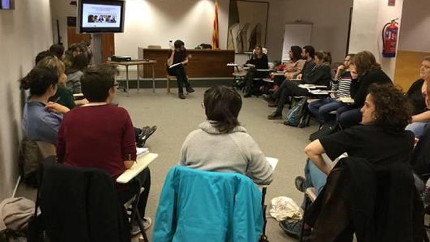 La primera sessió formativa del programa, a Barcelona.