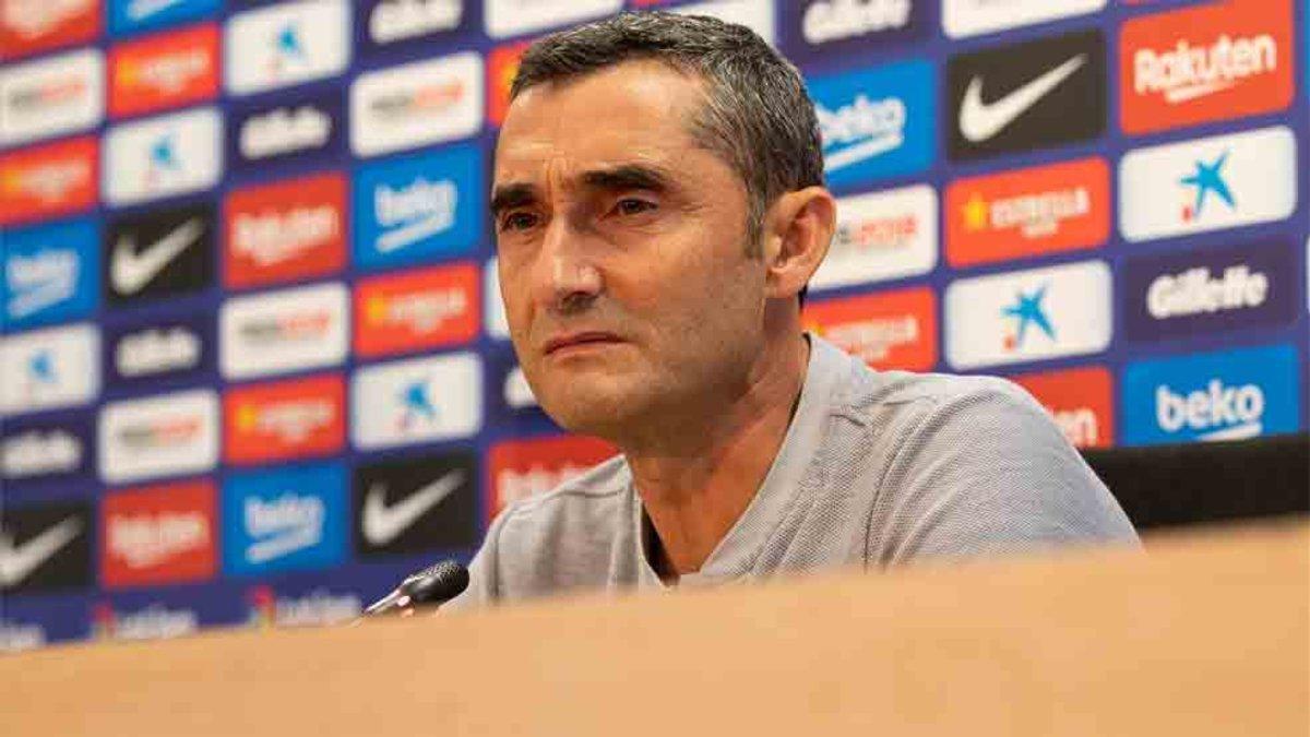 Valverde, en la rueda de prensa