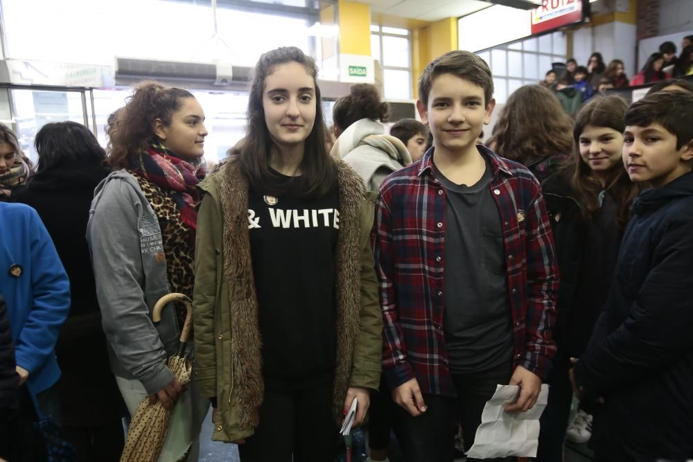 Versos de Rosalía en el mercado de O Calvario