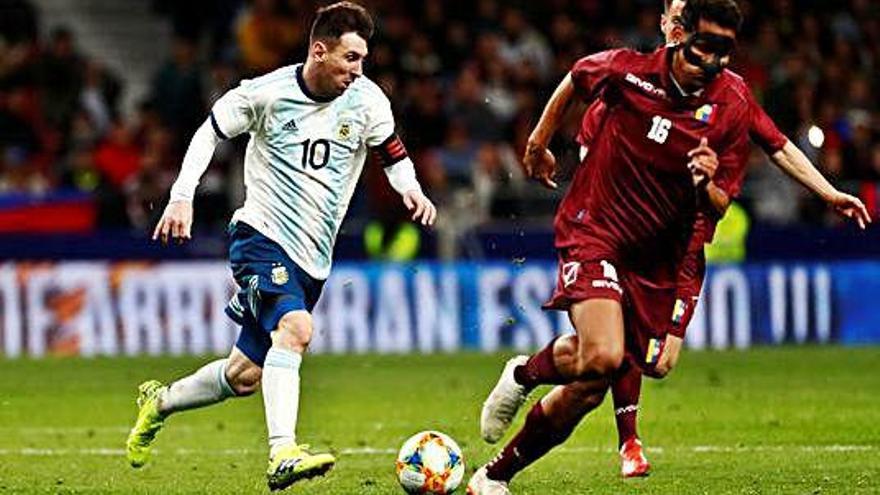 Amistós Argentina perd amb Veneçuela (1-3)