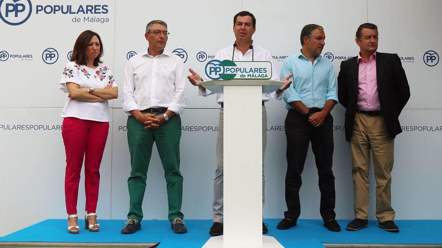 Juanma Moreno, en la apertura del curso político del PP de Málaga.