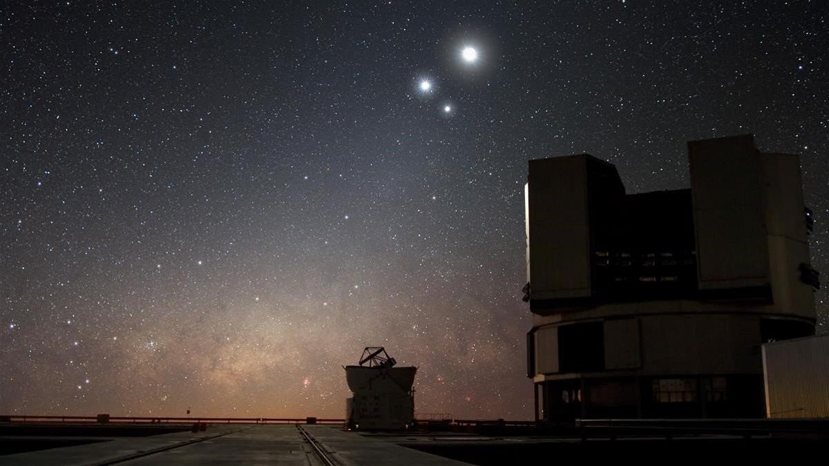 Imagen del Very Large Telescope del Observatorio del Observatorio Europeo Austral