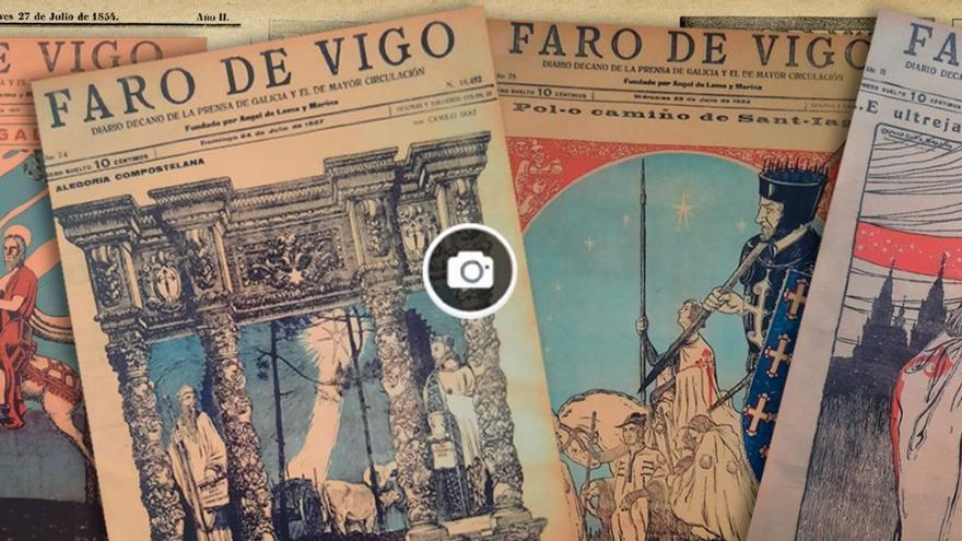 O Día de Galicia a través das portadas de FARO DE VIGO