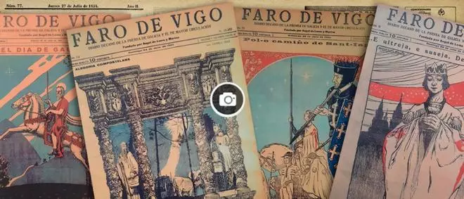 O Día de Galicia a través das portadas de FARO