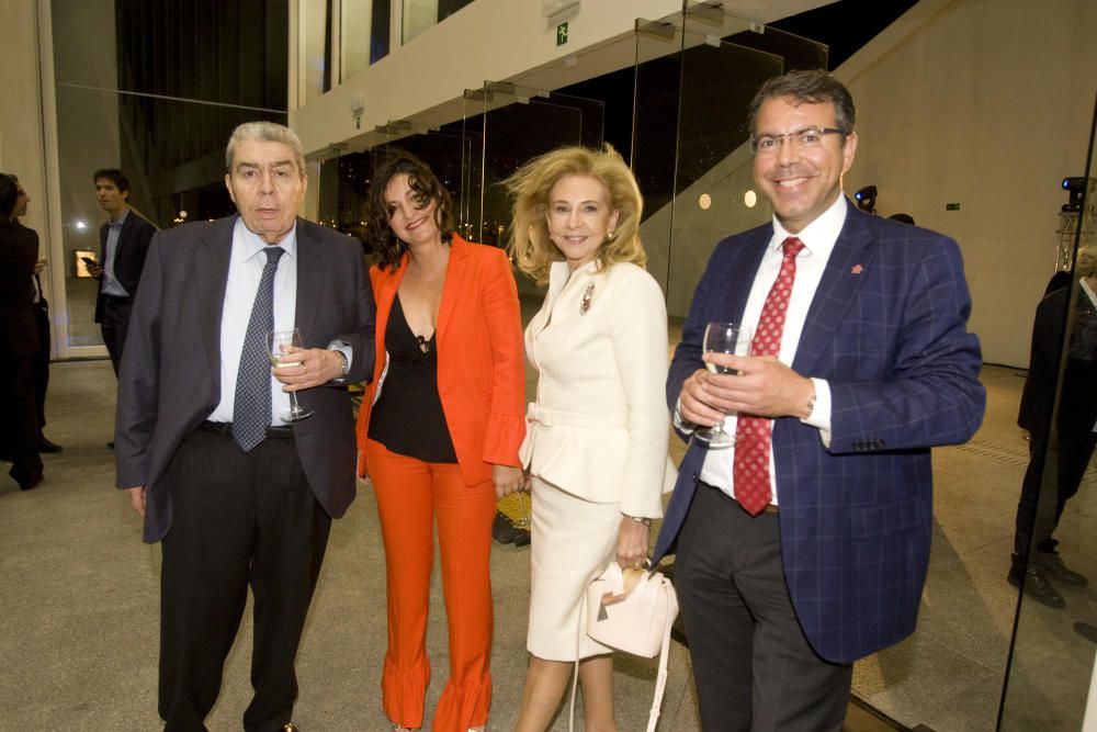 Palau de Les Arts. Mayren Beneyto, Ramón Almazán (PP), Ángela Pla