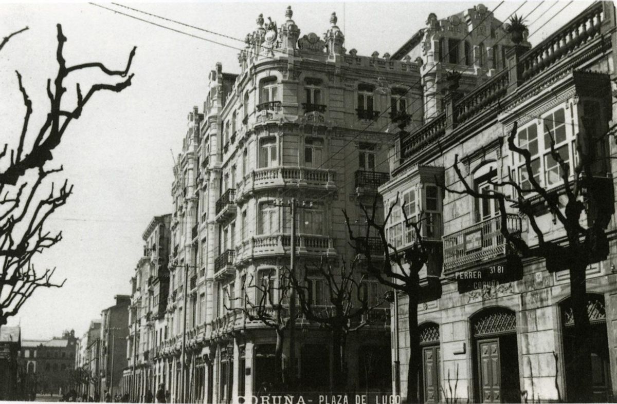 La Casa Viturro al poco de su construcción en la década de los años 10 del siglo XX