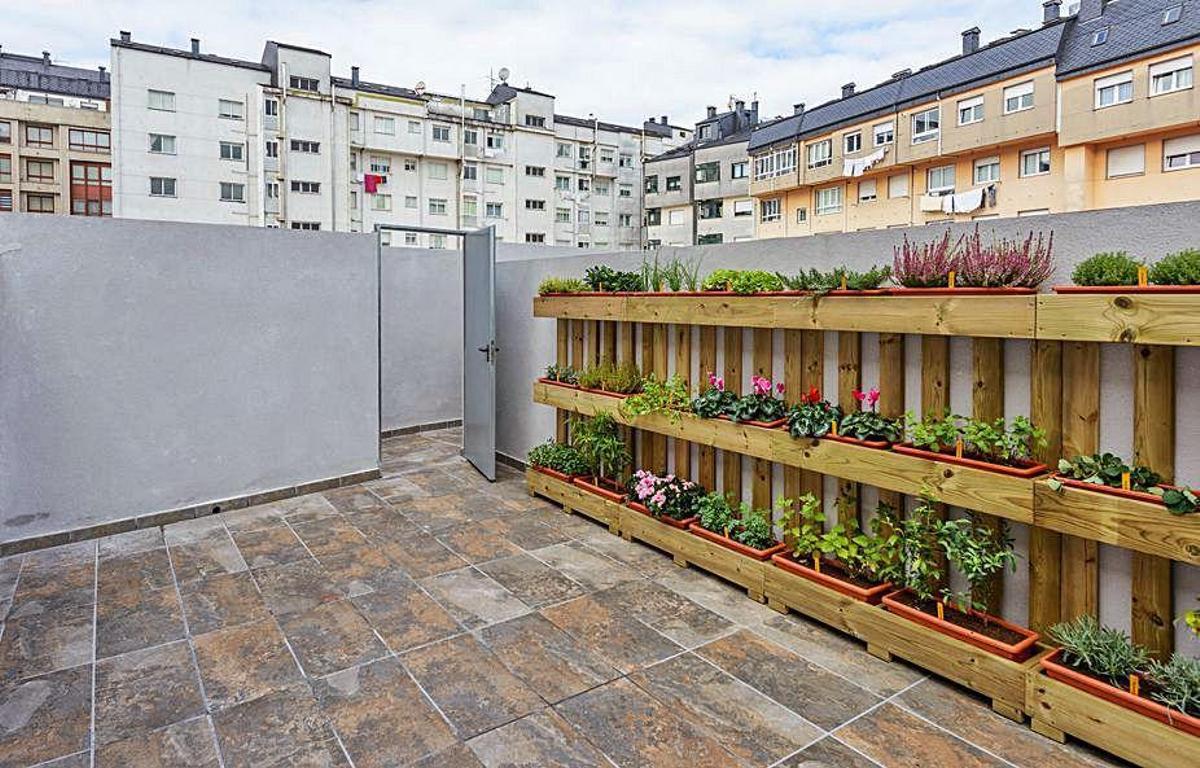 Huerto urbano para los pisos del edificio que ampliará Gadis y el parking Catromar