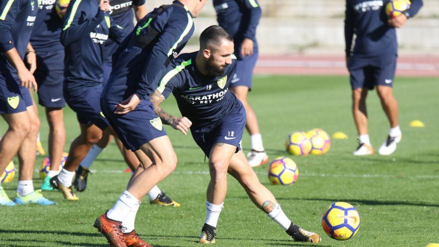 Imagen del entrenamiento blanquiazul.