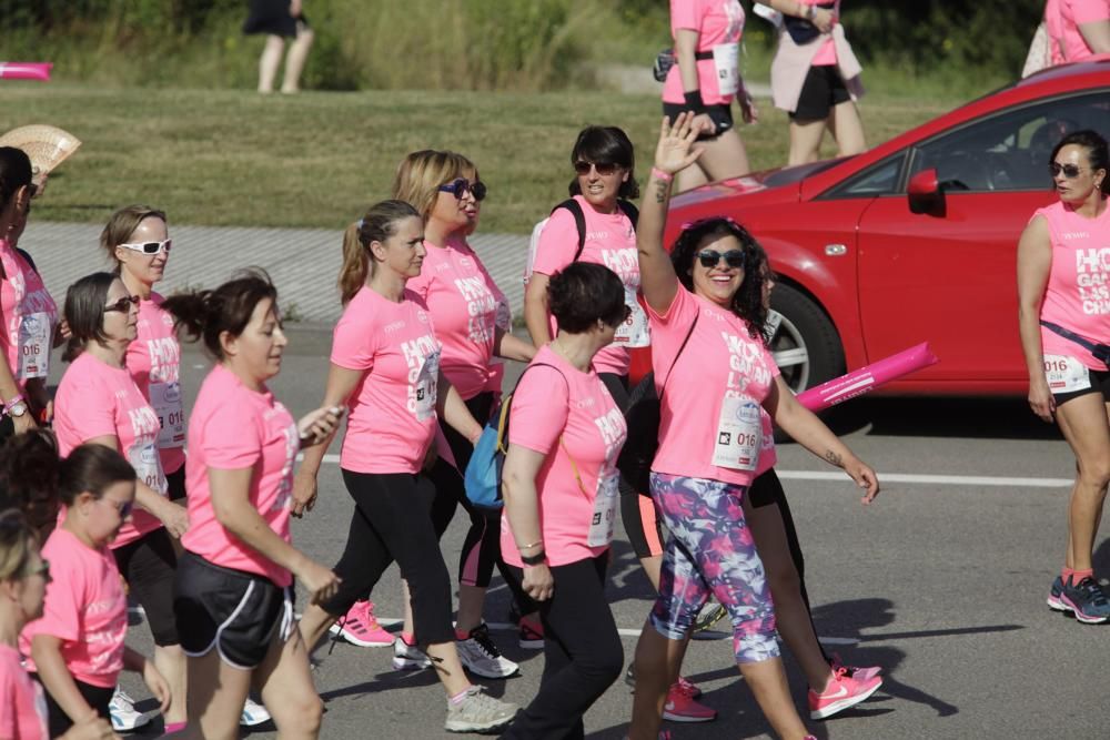 Carrera de la mujer en la zona este de Gijón.