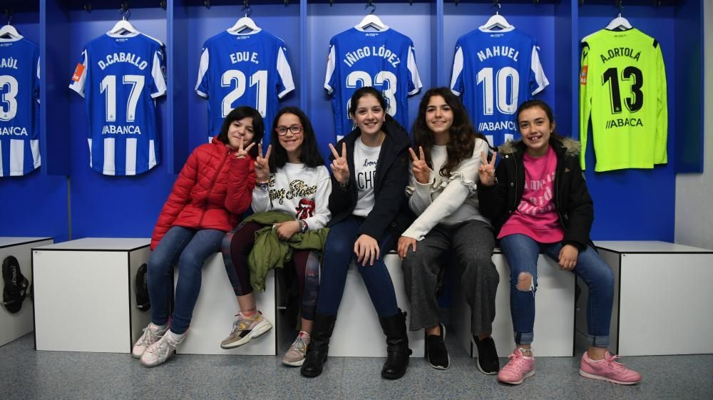 Los CEIP Rosalía de Castro y Sal Lence, en Riazor