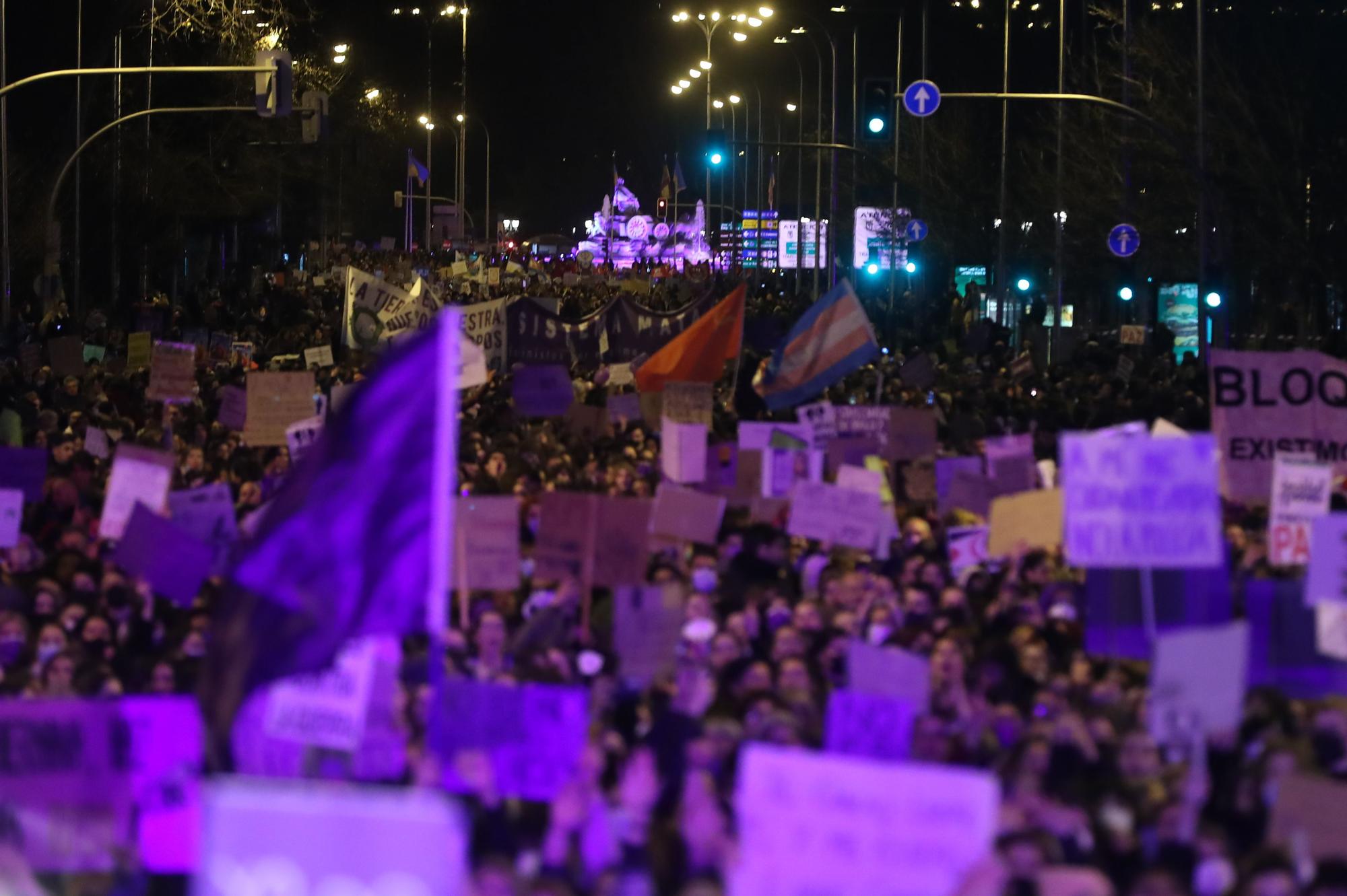 MANIFESTACIÓN POR EL DÍA INTERNACIONAL DE LA MUJER EN MADRID