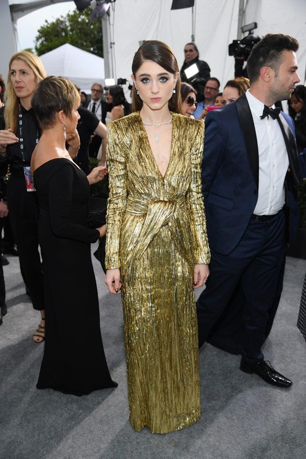 Natalia Dyer, de Saint Laurent