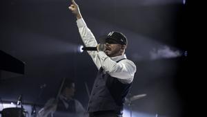 Residente durante su concierto Las letras ya no importan tour en el Palau Sant Jordi