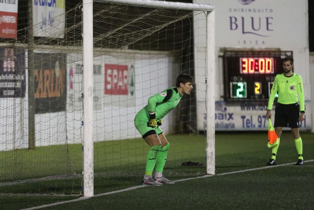 El cuadro santaeulaliense alcanza por primera vez la tercera ronda de la Copa del Rey tras lograr la clasificación en un trabajado encuentro