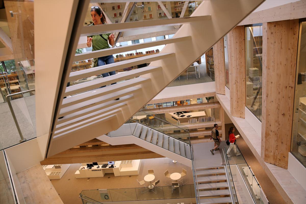 La nueva biblioteca García Márquez, en Sant Martí de Provençals, en un edificio espectacular