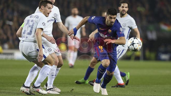 Partido de vuelta de octavos de final entre FC Barcelona, 3 - Chelsea, 0