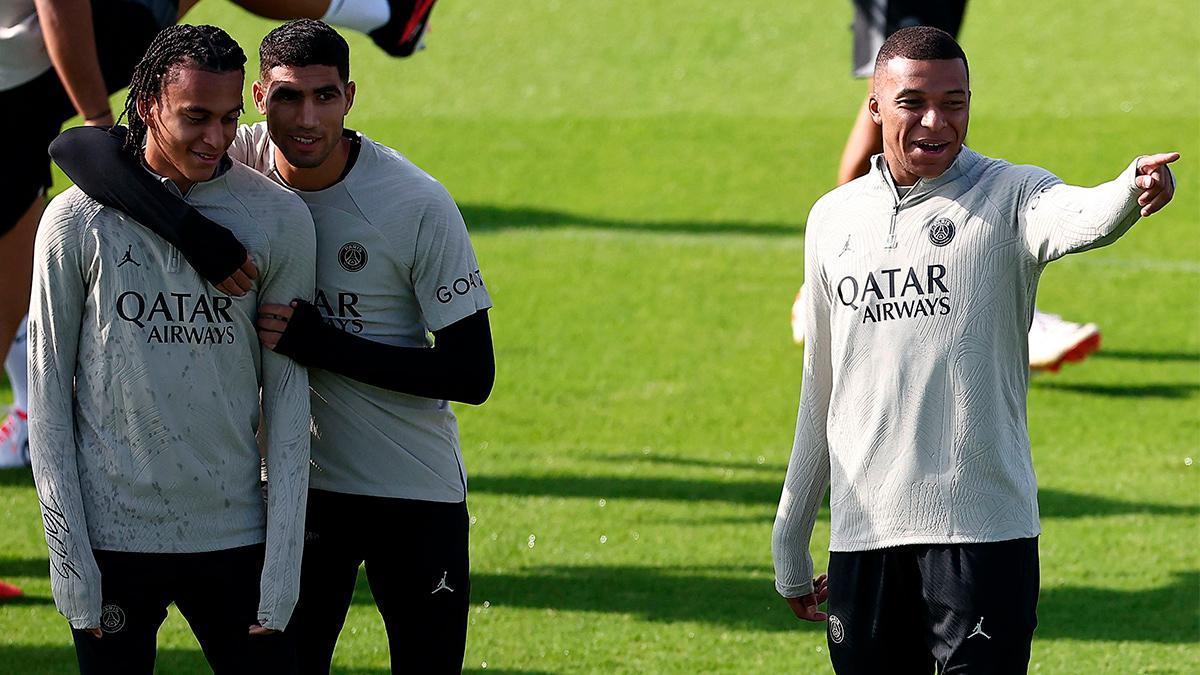 El último entrenamiento del PSG antes de enfrentarse al Borussia Dortmund