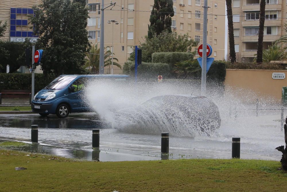 Fuertes lluvias en Alicante