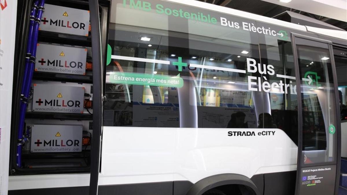El bus eléctrico de TMB.