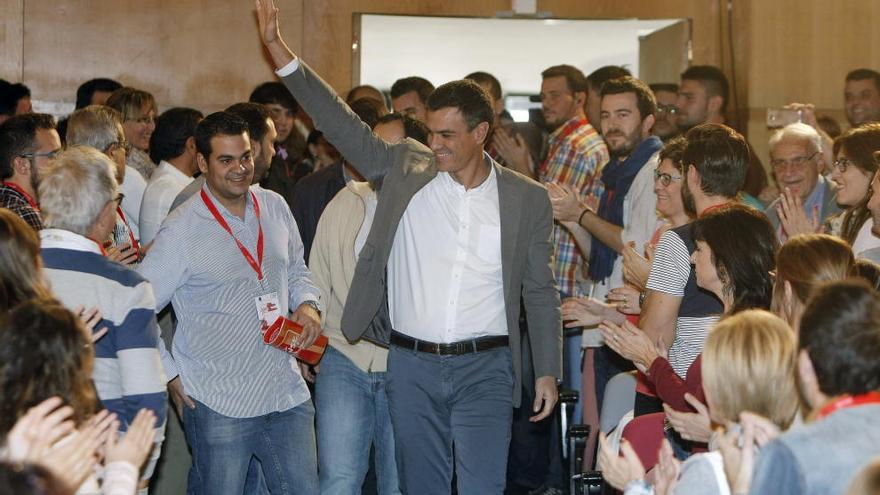 Pedro Sánchez, en el acto del PSOE en Alicante.